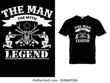 CREATIVE AND  PROFESSIONAL HUNTING T-SHIRT DESIGN
