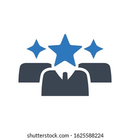 Creative professional icon. vector graphics