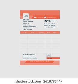 Creative and professional Invoice look