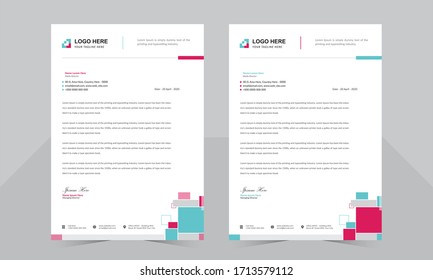 Diseño de membrete creativo y profesional