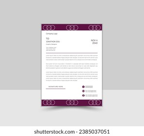 Creative and Professional Letterhead Design.