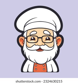 Creative and professional logo designs featuring an uncle chef mascot, cook mascot, and old chef. Elevate your brand with these unique cook logo designs.