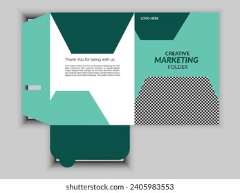 Creative and Professional Marketing Folder Design