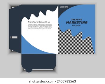 Creative and Professional Marketing Folder Design