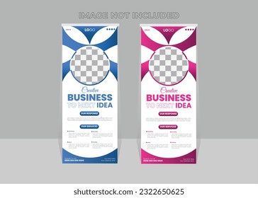 Creative Professional Modern Business Rollup Banner Design