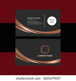 Creative and professional print ready business card design.
