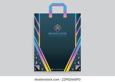 Creative and professional shopping bag template