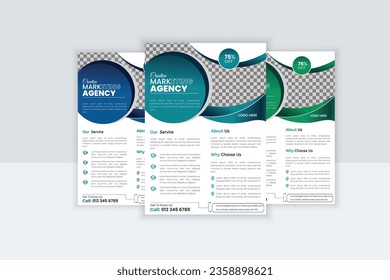 Creative professional simple clean business flyer template, Corporate Business flyer template, Flyer Template