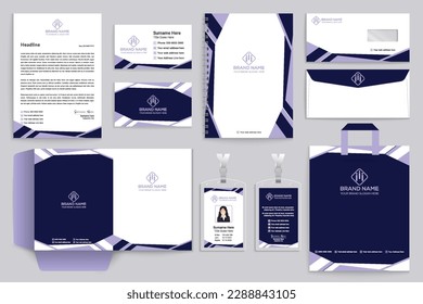 Creative and professional stationery template