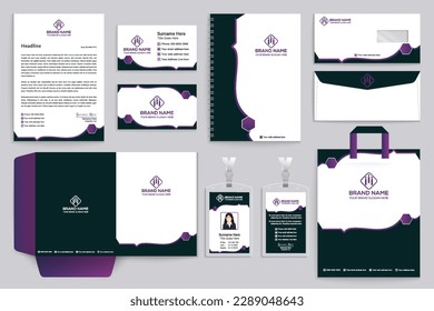Creative and professional stationery template