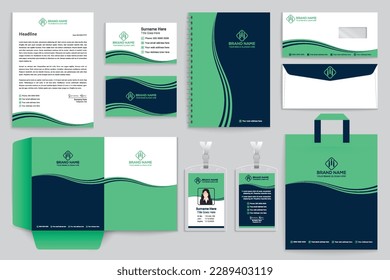 Creative and professional stationery template