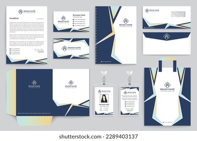 Creative and professional stationery template