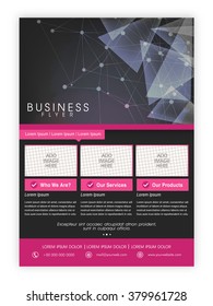 Creative Professional Template, Banner or Flyer design with space to add images for your Business.