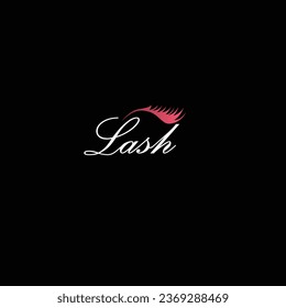 Creative Professional Trendy Eyelashes Logo Design, Editable Vector Format