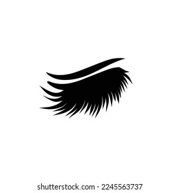 Creative Professional Trendy and Minimal Eye Lashes Logo Design, Lashes Logo in Editable Vector Format