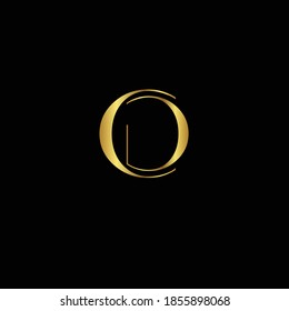 Creative Professional Trendy and Minimal Letter CG Logo Design in Black and Gold Color, Initial Based Alphabet Icon Logo in Editable Vector Format
