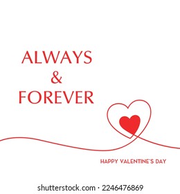 Creative Professional Trendy and Minimal Valentine's Day Logo Design, Love Heart in Editable Vector Format