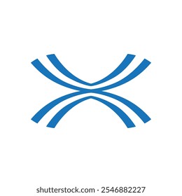 Design criativo e profissional do logotipo X