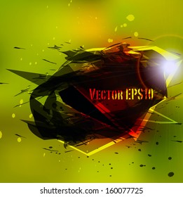 Creative promo banner.