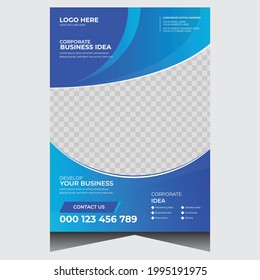 Creative promotional business flyer design template