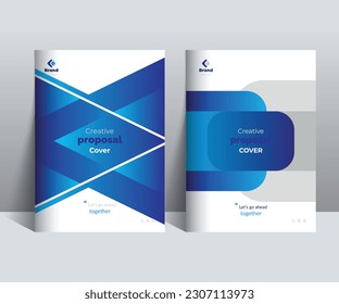Cubierta de propuesta creativa Plantilla de diseño para proyectos multipropósito