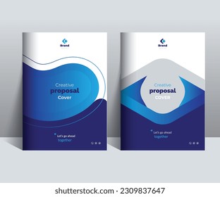 Creative Proposal Cover Design Template adept for multipurpose Projects