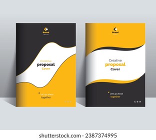 Creative Proposal Cover Design template concepts adept for multipurpose Projects