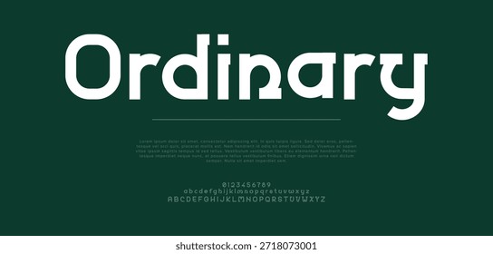 Criativo psicodélico sans serif alfabeto exibir fonte vetor. Tipo decorativo de captura de tinta