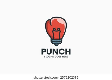 Creative Punch Logo. Vector Illustration