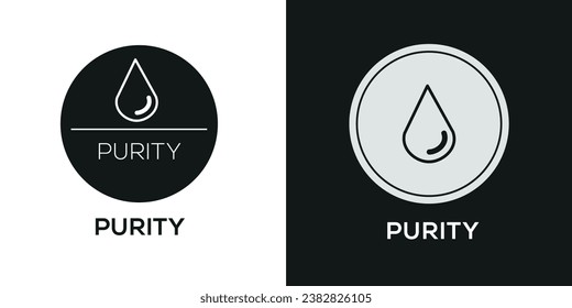 Creative (Purity) Icon ,Vector sign.