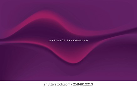 Creative Purple Abstract Flow Design - Elegant Dark Background and Clean Banner for Artistic Layout