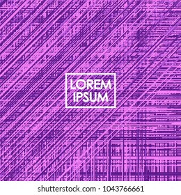 Creative purple background. Trendy template for card, banner, poster. Vector illustration