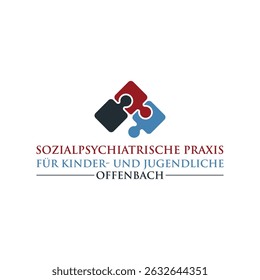 Logotipo do quebra-cabeça criativo com peças entrelaçadas formando uma forma única, perfeito para a educação, consultoria ou trabalho em equipe marcas focadas simbolizando conexão, resolução de problemas e colaboração.
