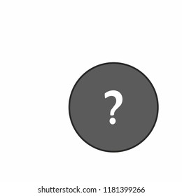 creative question mark symbol icon