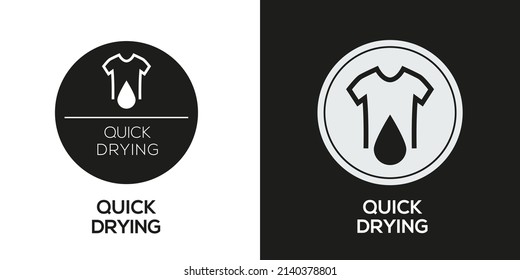 Creative (Quick Drying) Icon ,Vector Sign