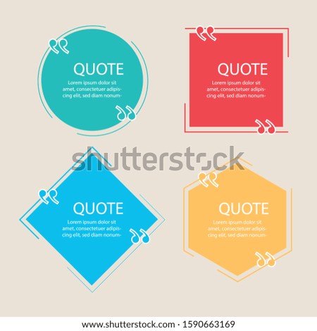 Creative Quote template design 2020