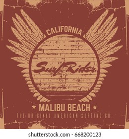  Creative quote typographical background . Placard with vintage texture. Template for card, poster, banner, print for t-shirt.
