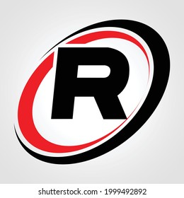 creative r letter logo design