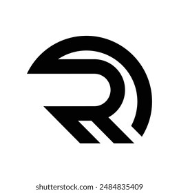 Creative R Letter Logo Design Template