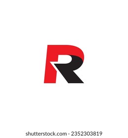 Creative R letter logo. R Logo template.