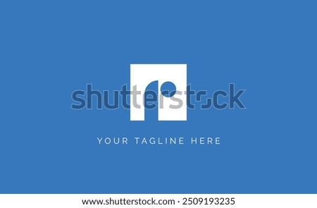 Creative R Letter Type Logo, Design R Letter Minimal Logo Sign, R Character Logo Symbol Vector Isolated.