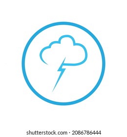 diseño gráfico vectorial del icono de caída de lluvia creativa