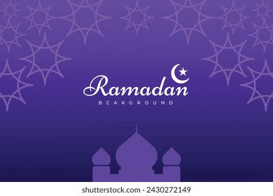 Creative Ramadan kareem greeting background vector template. Greeting Card design, Mosque Background.