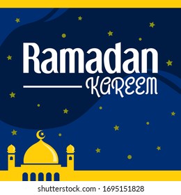 creative ramadan kareem greeting card. islamic holiday background.