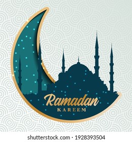 Creative ramadan vector background template. Sparkling element. Eps 10 vector. 