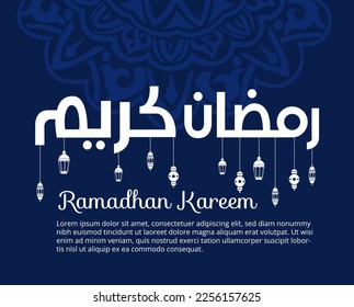 Creative Ramadhan Kareem Poster Design