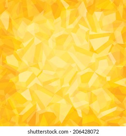 Creative Random Shape Triangular  Pattern Yellow  Background Vector