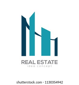 Creative Real Estate Concept Logo Design Template