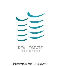 Creative Real Estate Concept Logo Design Template