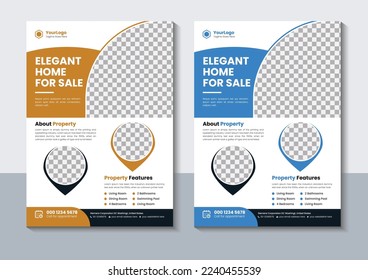 Creative Real Estate Flyer Design, Business flyer Template, Home Flyer, Brochure Design, Marketing, Annual Report, Poster